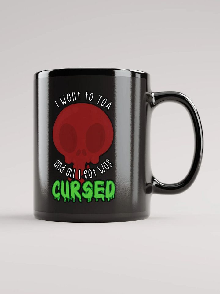 All I Got Was Cursed - Death Knight - Black Glossy Mug product image (1)
