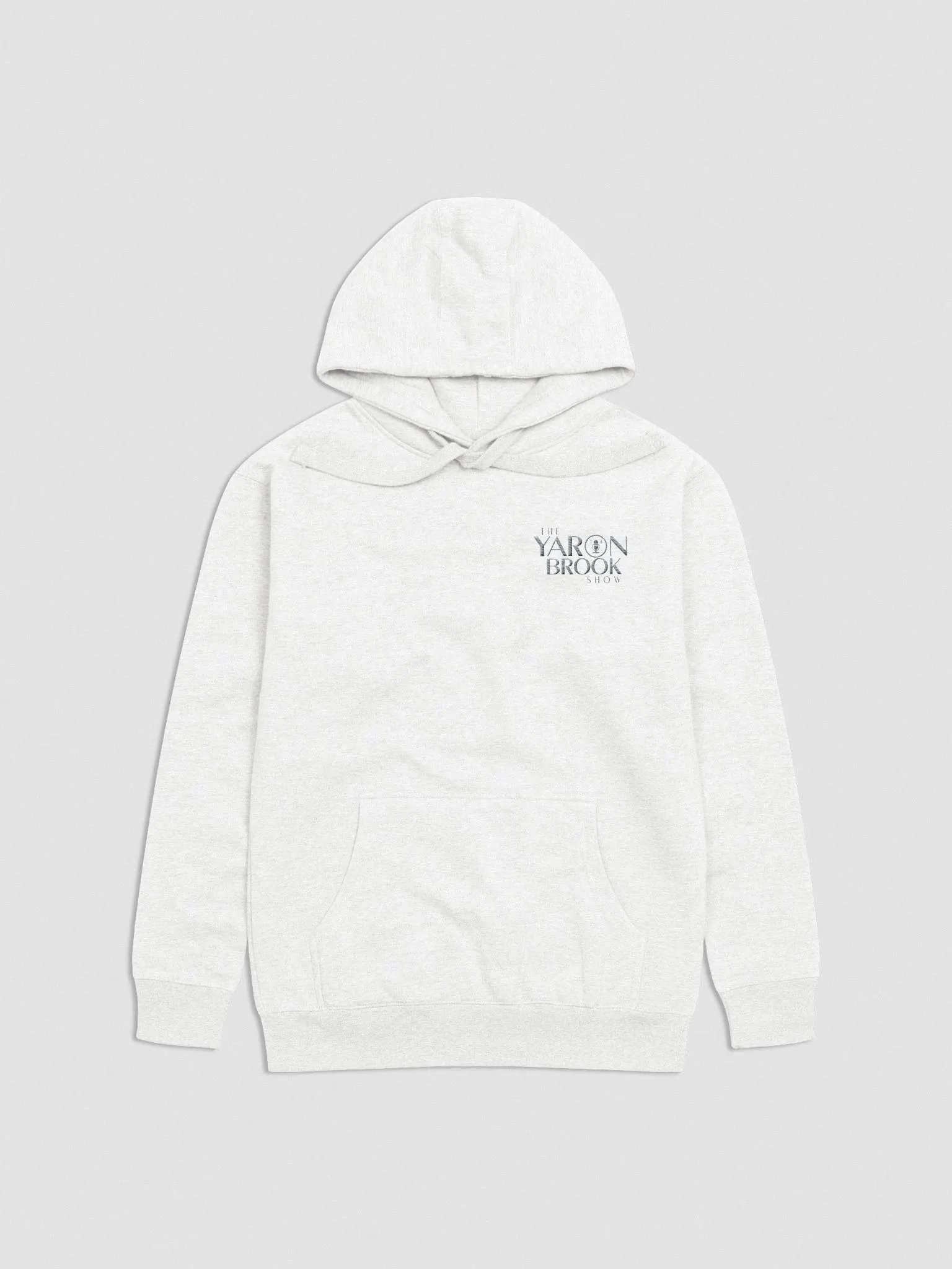 Yaron Brook Show Cotton Heritage Unisex Premium Hoodie (white) product image (1)