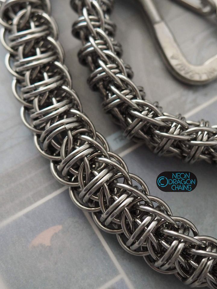 Fire Wyrm Wallet Chain / OOAK product image (2)