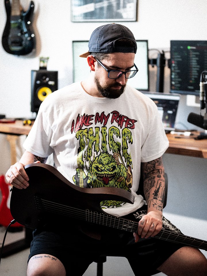 I Like My Riffs THICC – Monster T-shirt product image (2)