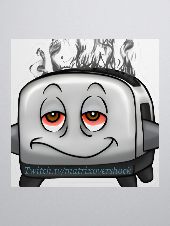 4x4 Toasty Emote Sticker product image (1)