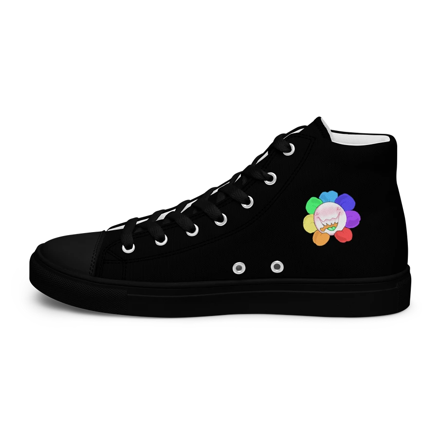 Black Flower Sneakers product image (28)