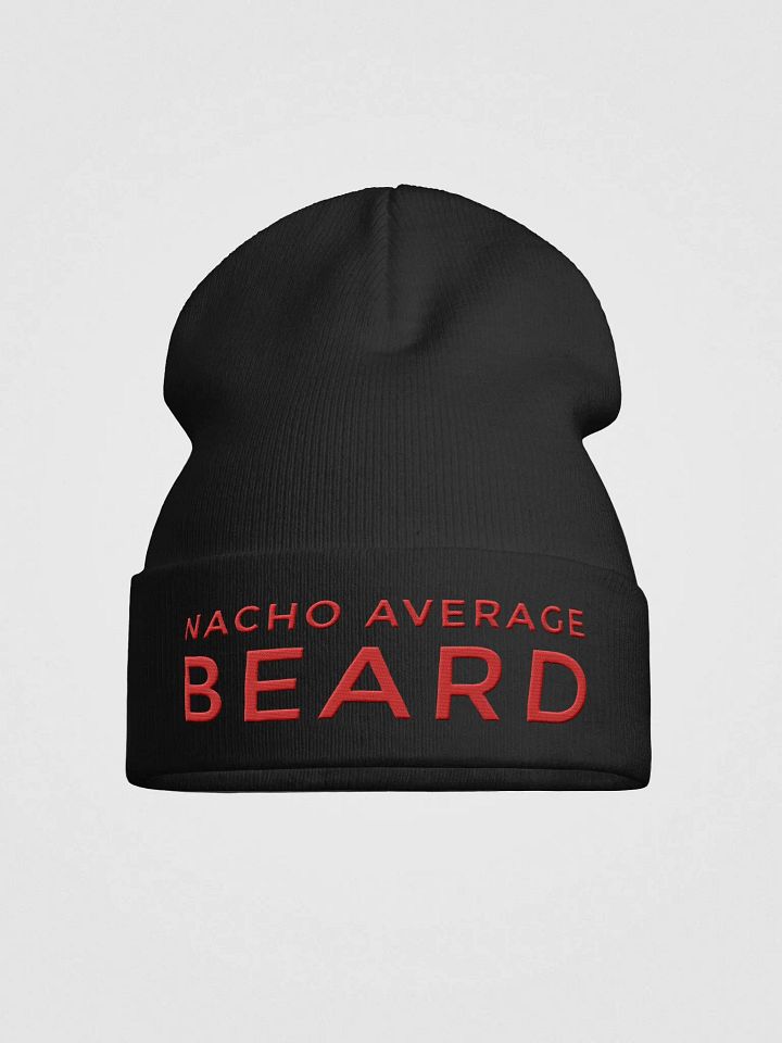 Nacho Average Beard Cotton Blend Beanie product image (1)