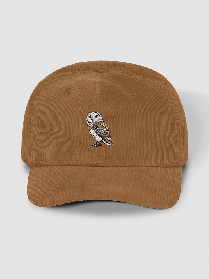 Stylish Barn Owl Corduroy Dad Hat product image (1)