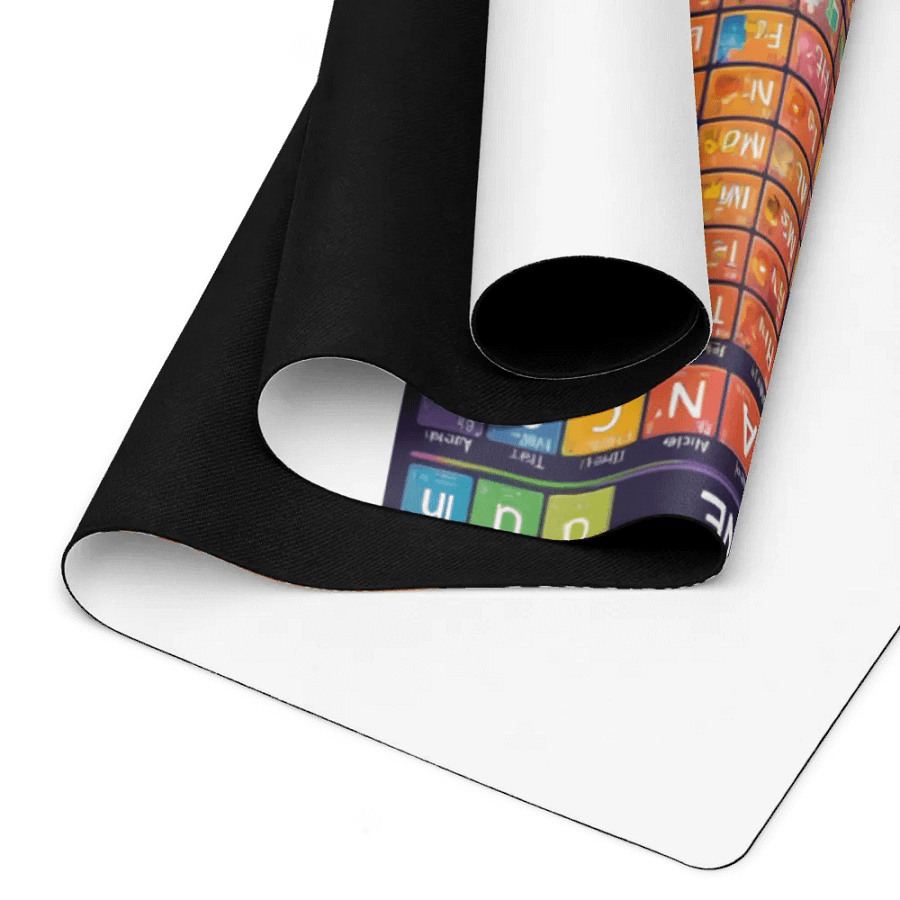 periodic table yoga mat product image (2)