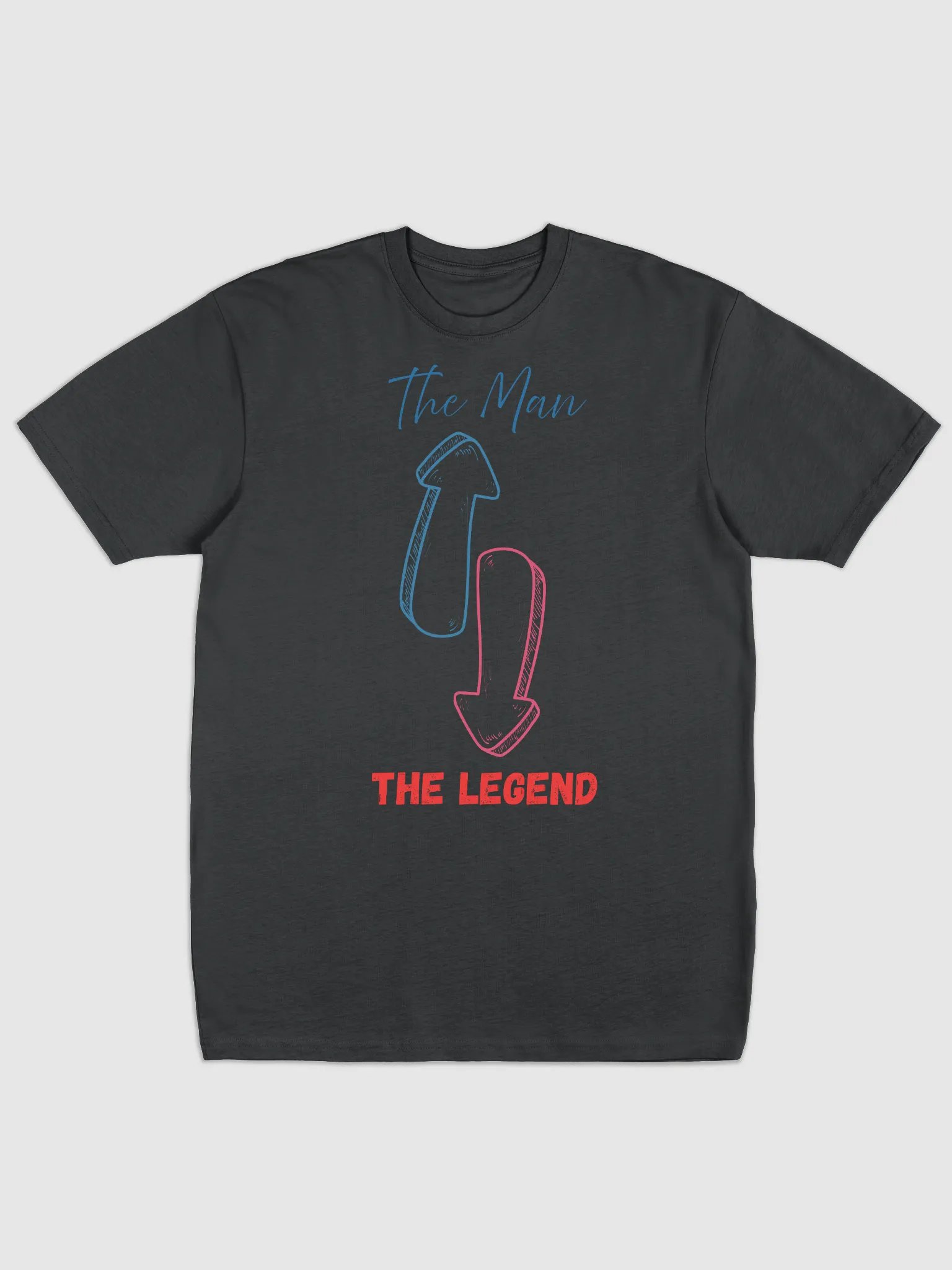 the man the legend t-shirt graphic product image (1)