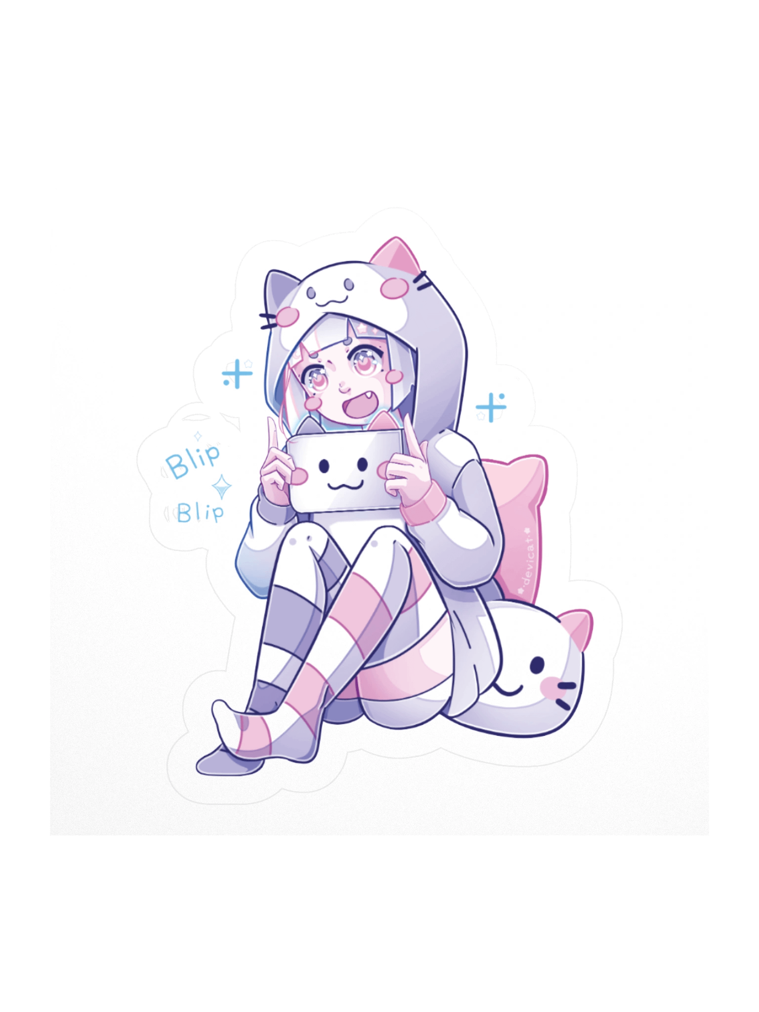 Sticker • CandiCat Gamer Girl • 2024 product image (2)