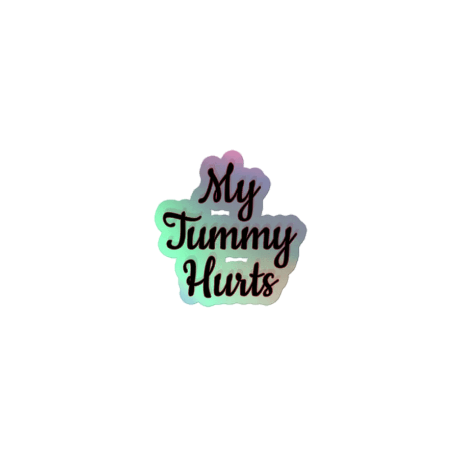 My Tummy Hurts (simple blk) product image (2)