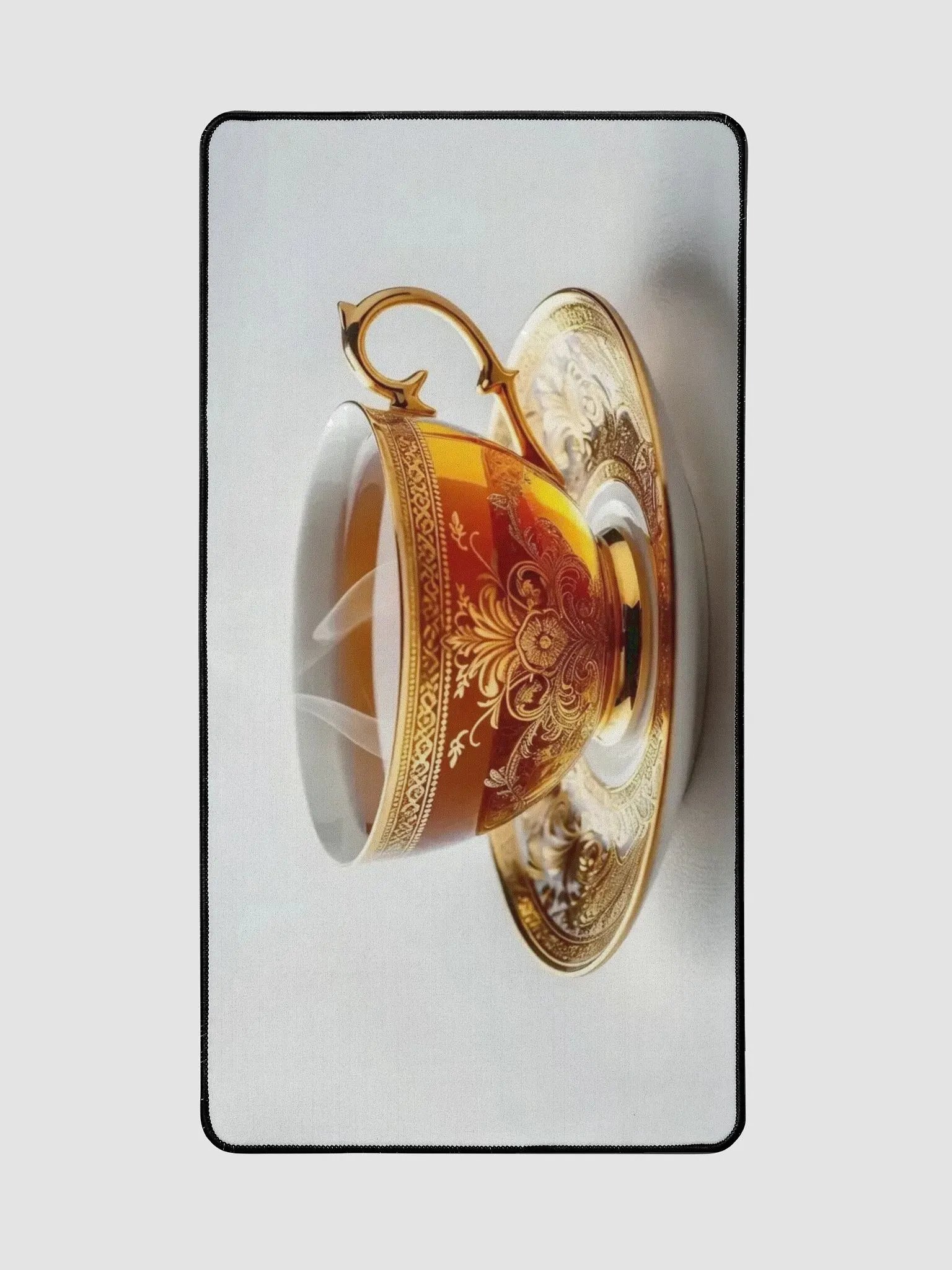 Golden Tea Delight Desk Mat product image (2)