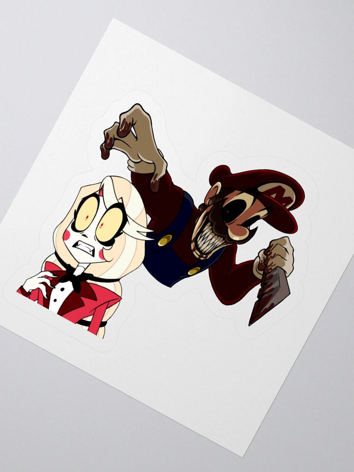 Horror Mario and Charlie Stickers product image (7)