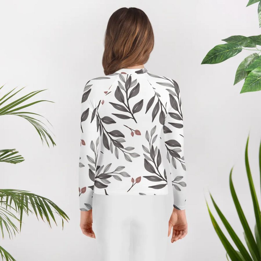 Stylish Teen Protect All-Over Print Rash Guard product image (12)