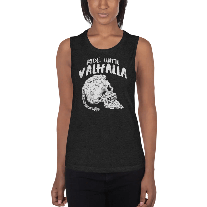 Ride Till Valhalla Women's Muscle Tank product image (1)