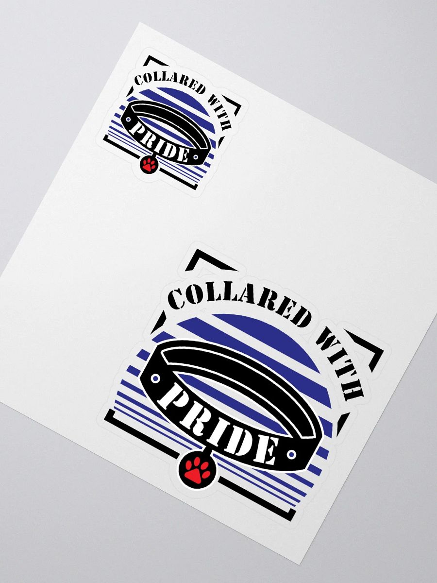 Collared With Pride Kiss Cut Stickers product image (3)