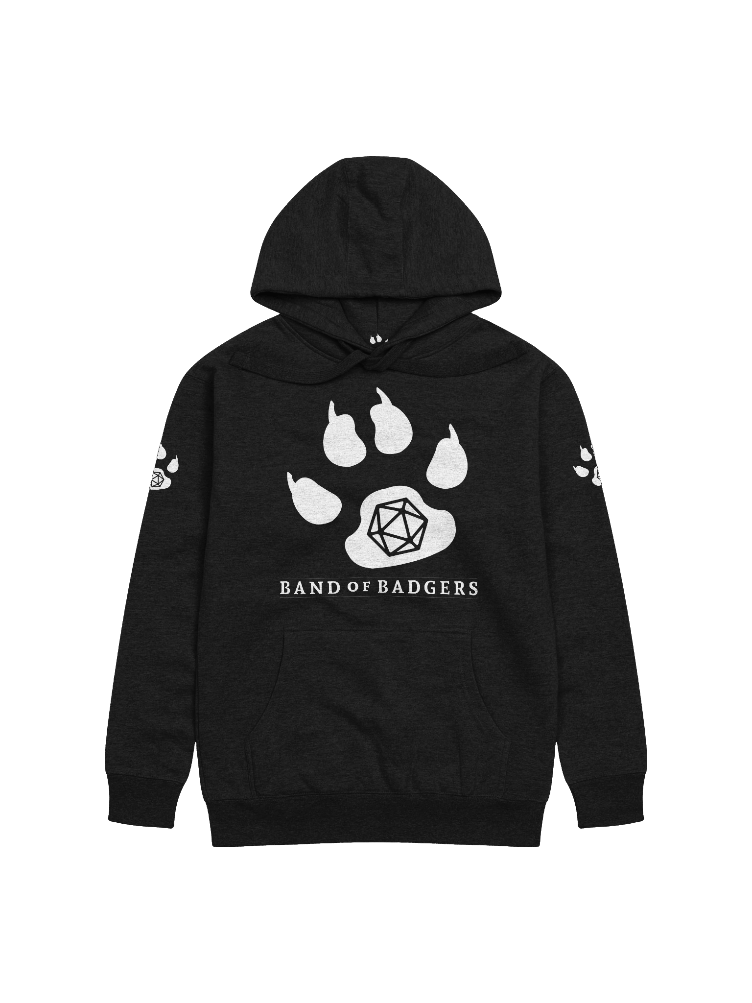 Paw Print Polyhedral Unisex Hoodie product image (1)