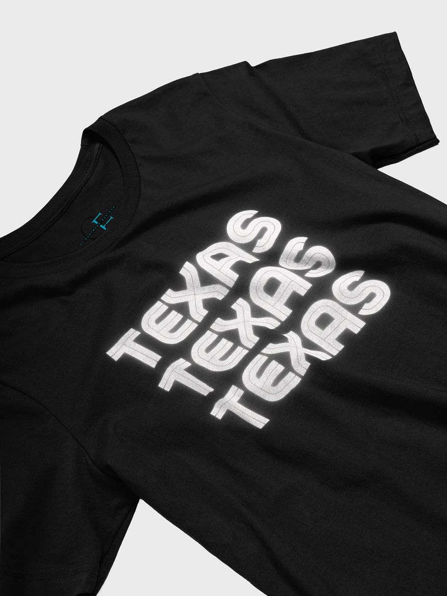 🤍 Triple Texas Neon Glow T-Shirt | Bella+Canvas Unisex Tee | Colo Pro Font in White Neon product image (3)