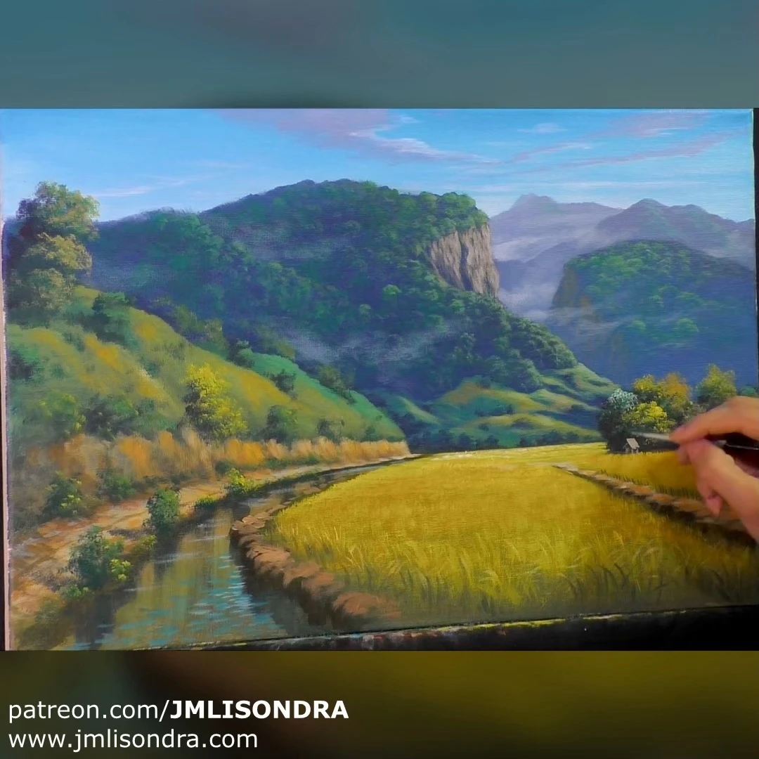 how to paint golden rice fields? #art #artwork #painting #acrylic #acrylicpainting 
#ToGodBeTheGlory #jmlisondraArts 

Music ...