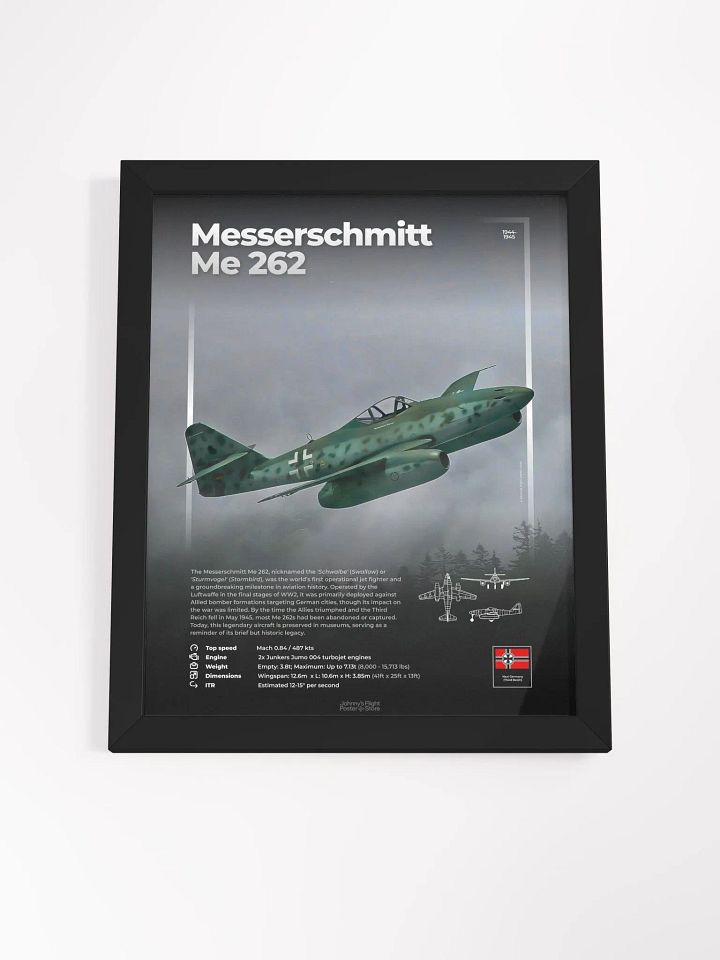 Messerschmitt Bf-109 Aviation Spec Poster product image (5)
