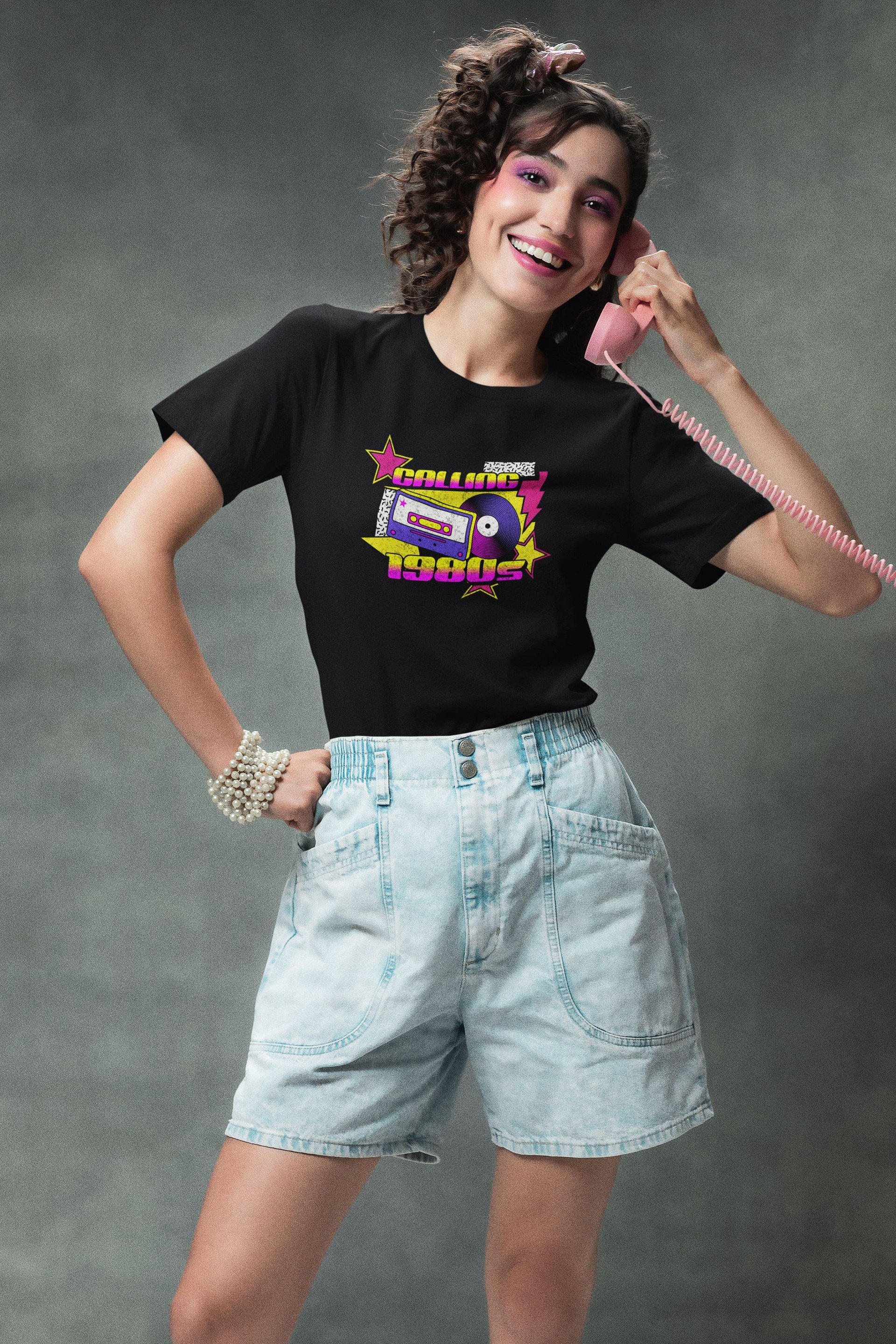 Calling 1980s Tshirt product image (6)