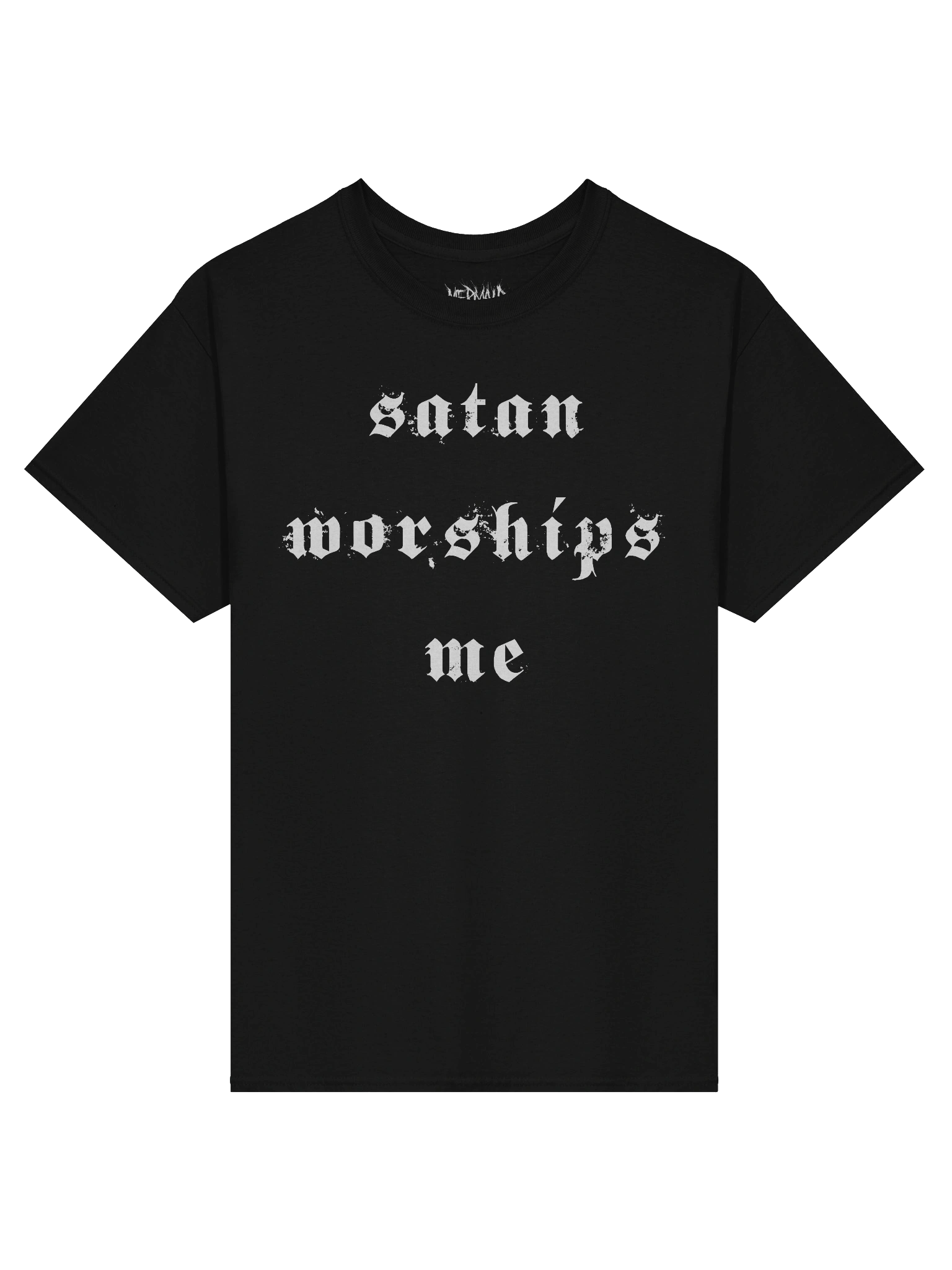 Satan Worships Me Tee product image (2)