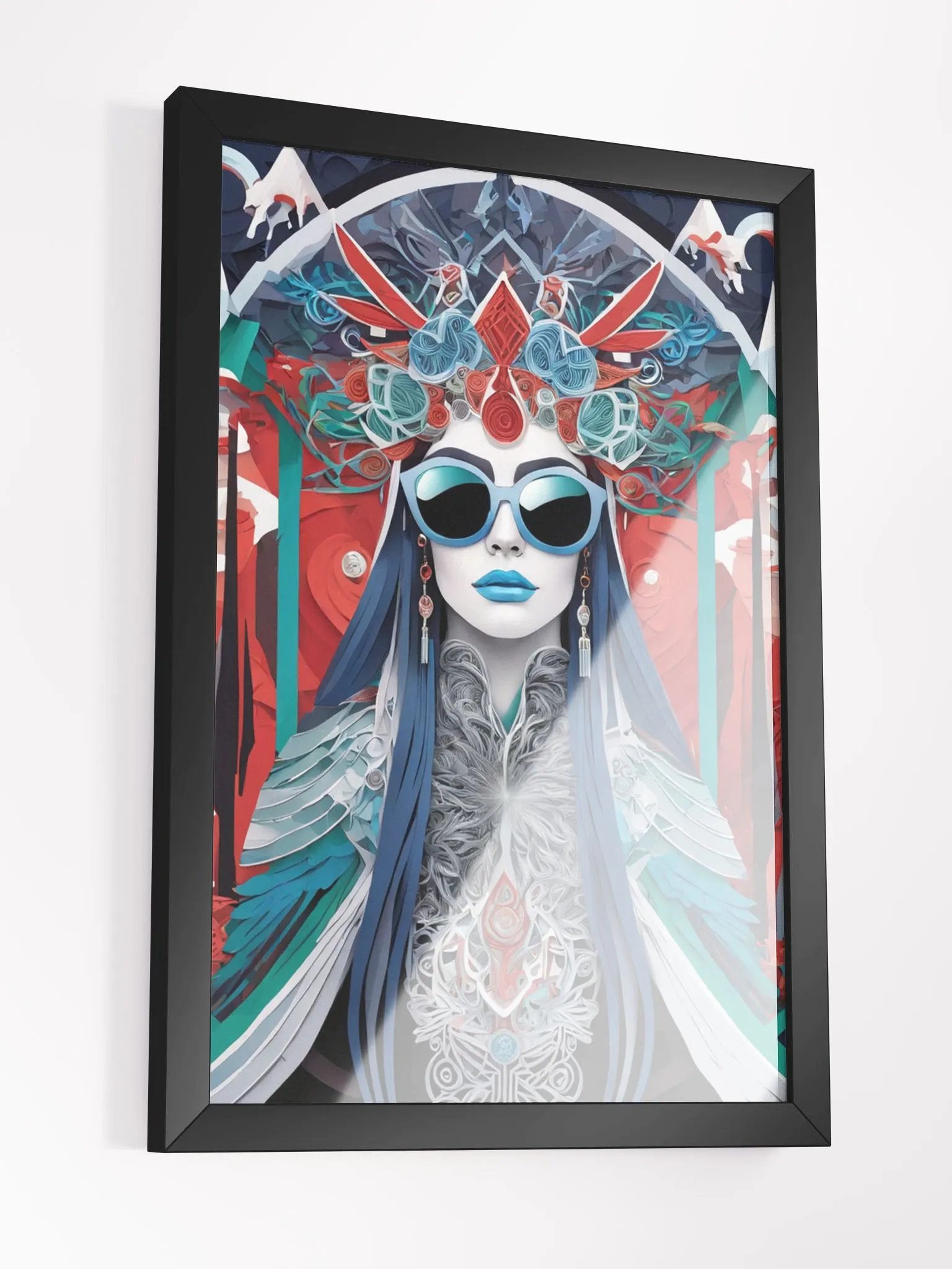 Winter Wiccan 04 - Framed Matte Poster product image (3)