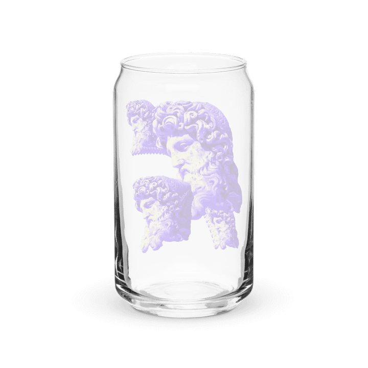 Zeus Glitch Can-Shaped Glass product image (2)