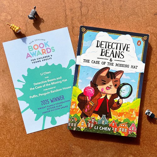 Ahhh my book won the Wright Family Foundation Esther Glen Award for Junior Fiction at the New Zealand Book Awards for Childre...