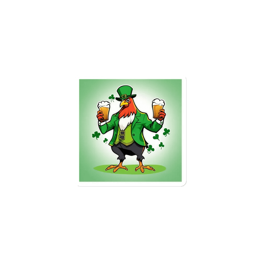 Luck of the Irish Rooster Magnet Set product image (1)