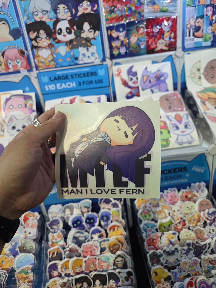 MILF Fern - Large Sticker product image (1)