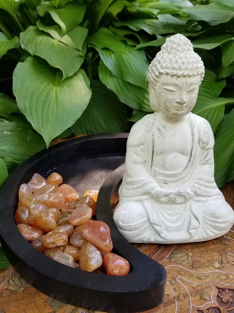 Carnelian Tumbled Stone – Pocket Crystal for Energy, Motivation & Creativity product image (3)