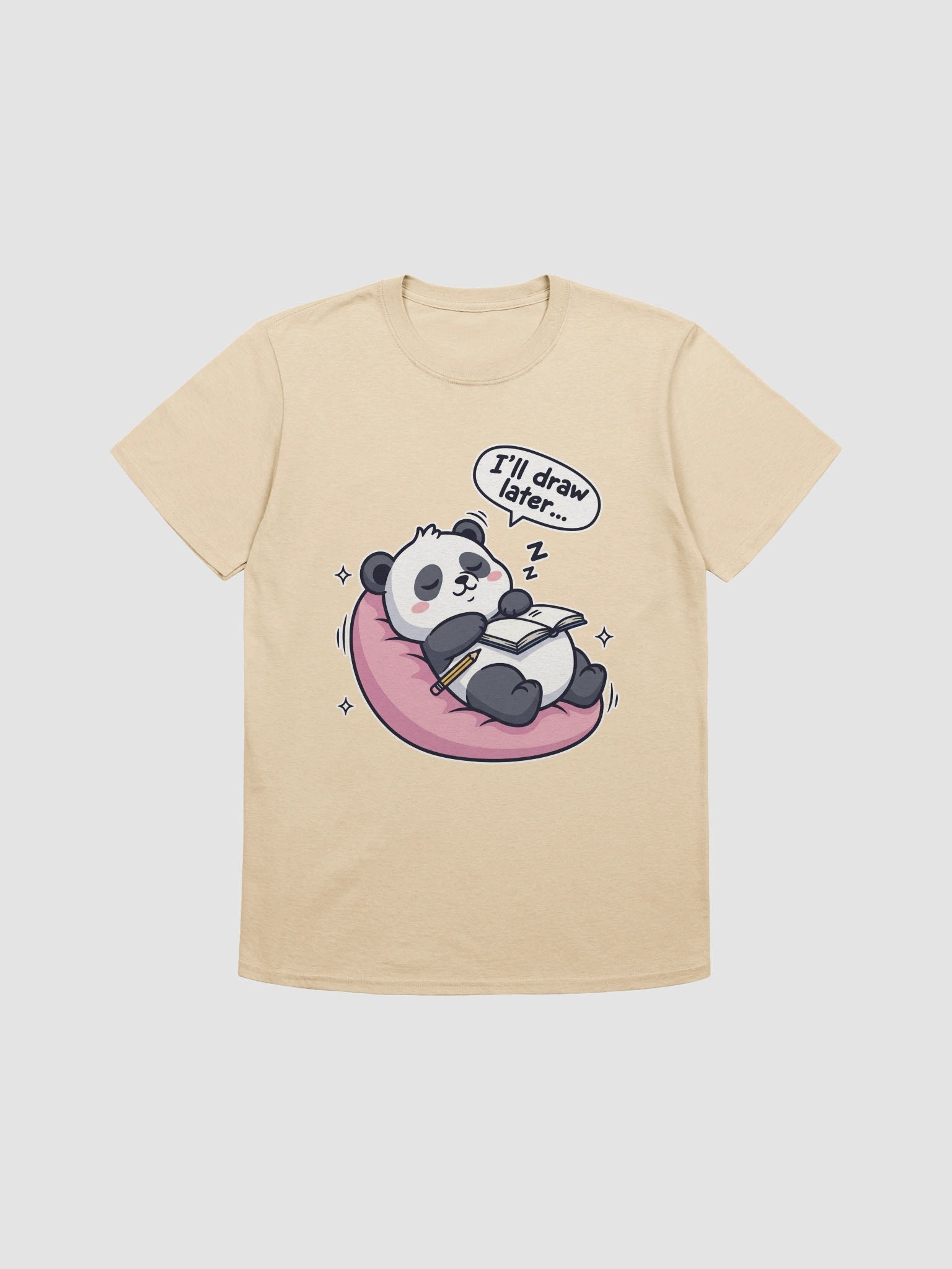 Procrastination Panda Unisex T-Shirt product image (1)