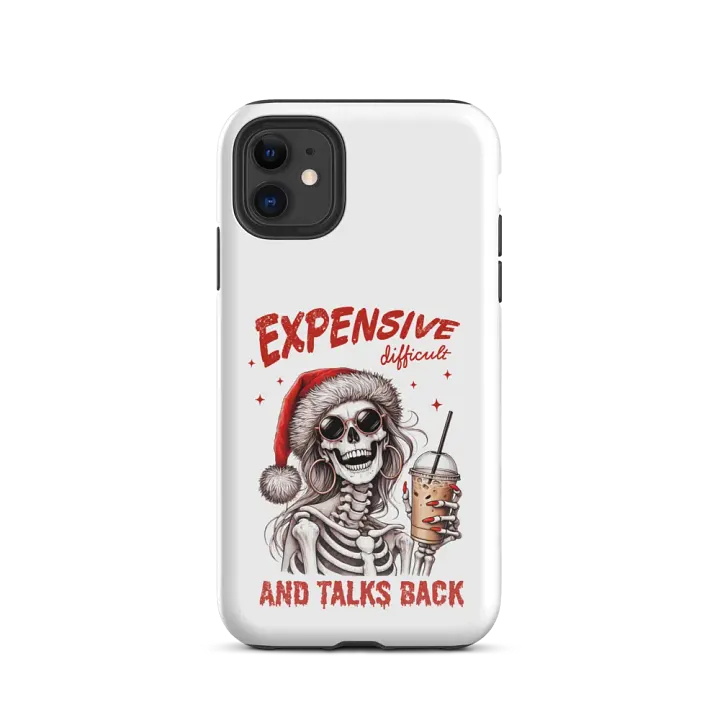 Sassy Skeleton Santa Girl iPhone® Case product image (24)