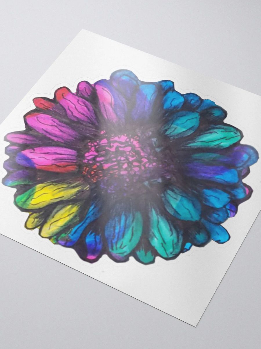Tie-dye Flower Sticker product image (3)