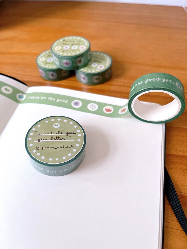 Focus on the good | Affirmations Washi Tape product image (2)
