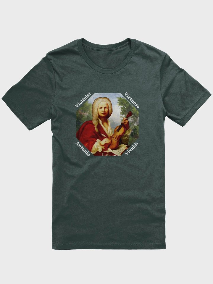 Antonio Vivaldi - Violinist Virtuoso | Dark T-Shirt product image (1)