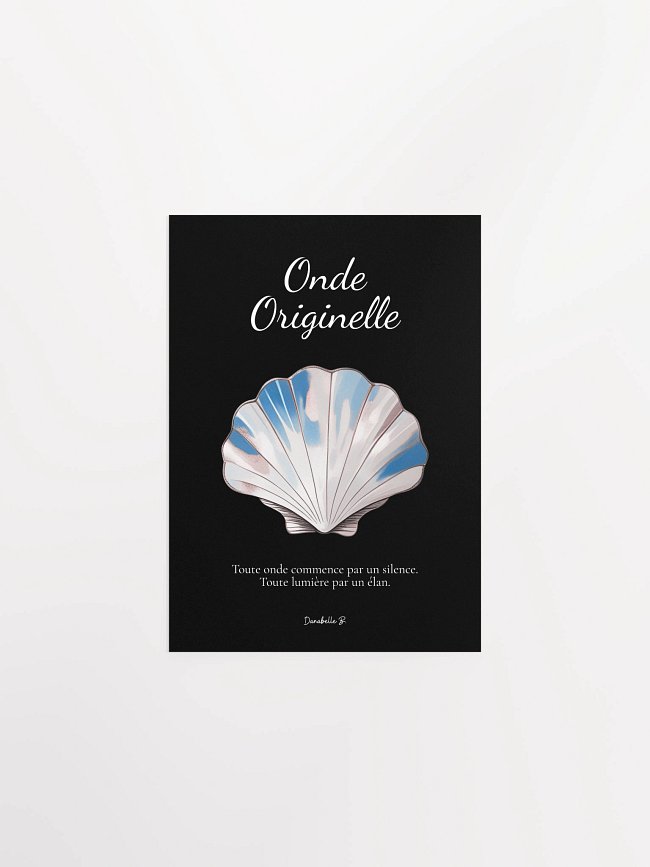 Posters Artistiques Coquille Saint-Jacques - L'Unique
