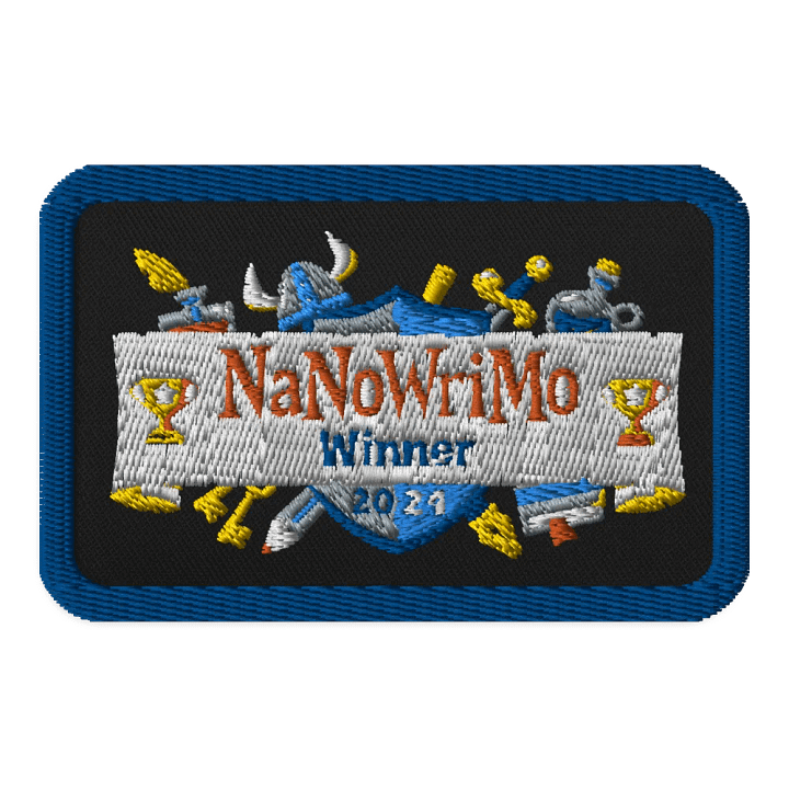 Full-Color Winner Patch - 2024 NaNoWriMo Logo product image (1)