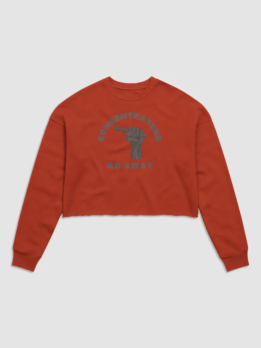 "Concentrating, Go Away" Cropped Sweater product image (1)