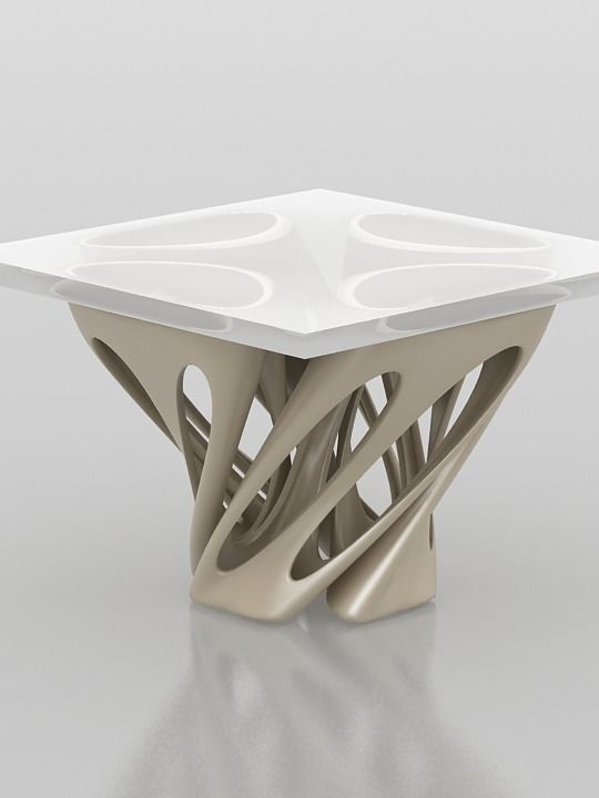 Weaverbird Parametric Furniture Table Design Grasshopper Rhino Files Download product image (3)