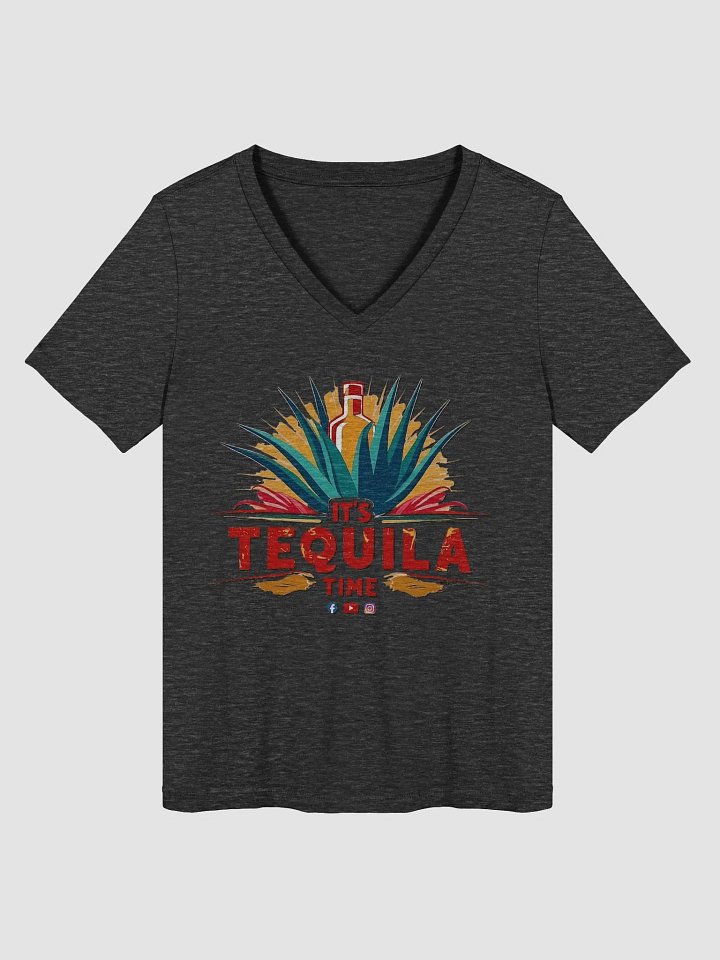 It's Tequila Time Women's V-Neck Tee product image (2)