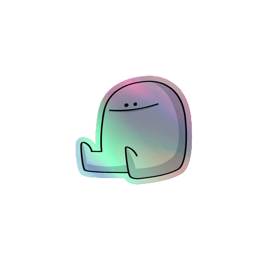 Holographic Giuseppe Sticker product image (1)