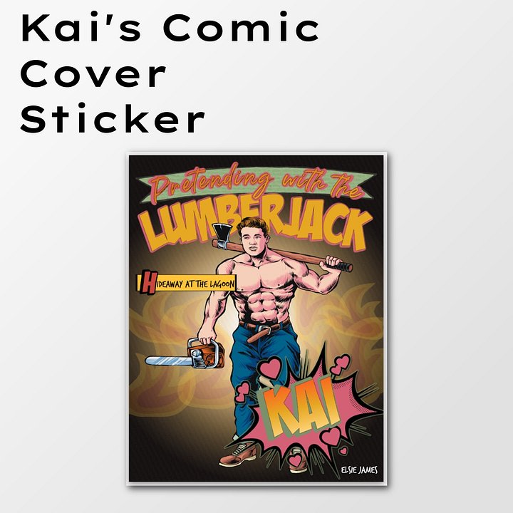 Vinyl Sticker: Kai's Comic Cover product image (1)