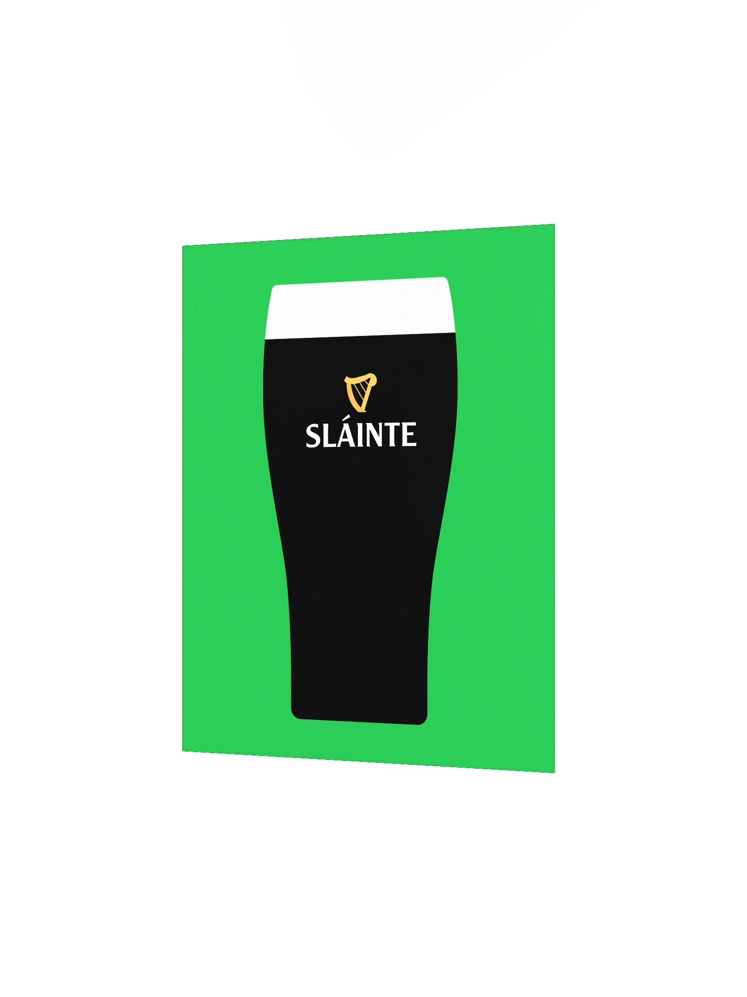 Sláinte - Pint of the Black Stuff | Enhanced Matte Paper Poster Print product image (1)