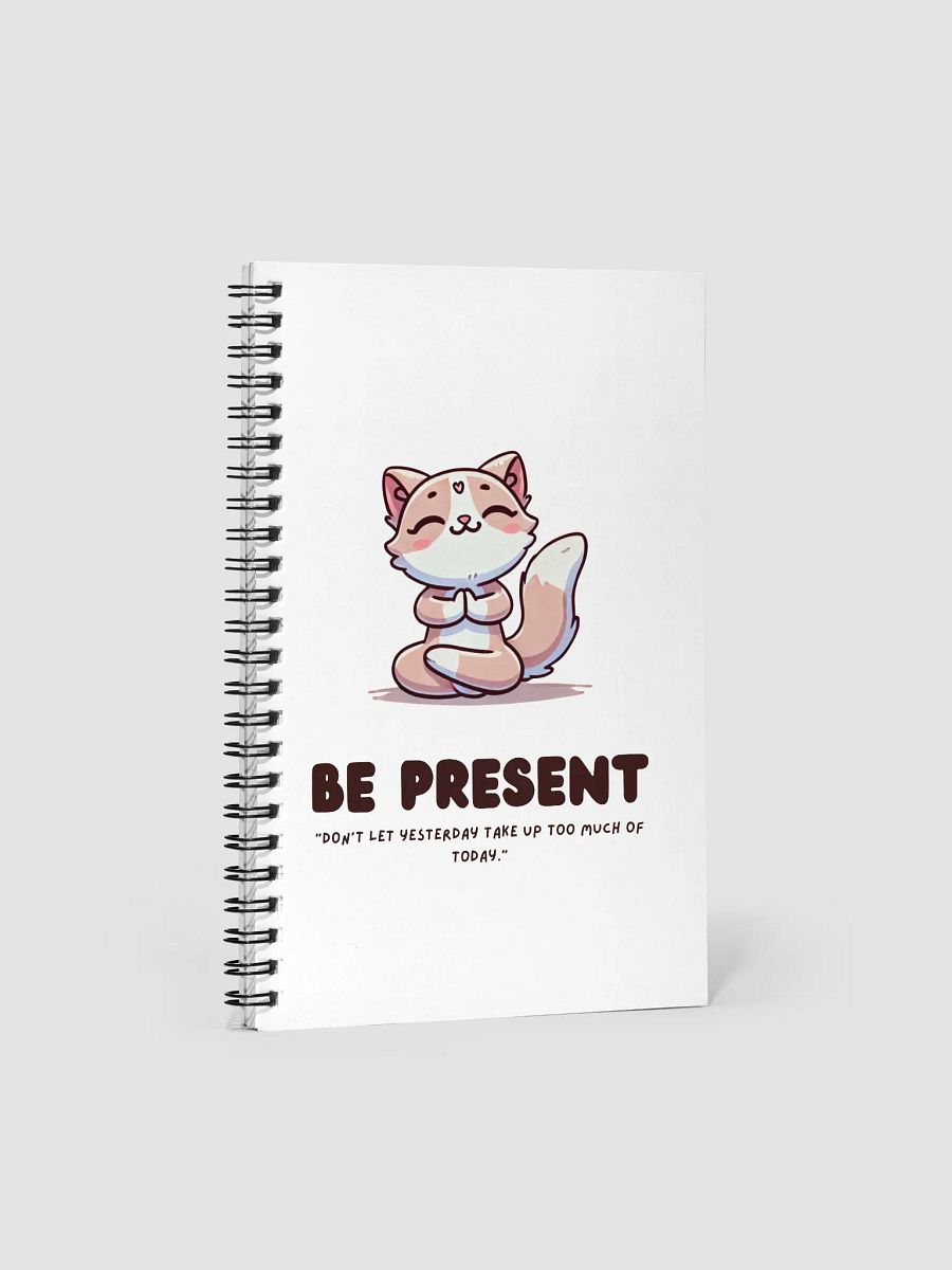 Zen Cat Spiral Notebook product image (1)
