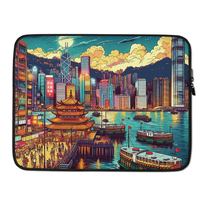 Cityscape Dreams Laptop Sleeve |AI Design product image (2)