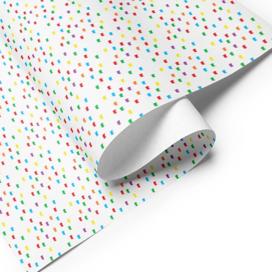 Wrapping Paper - Confetti, 8-Bit, Hearts product image (9)
