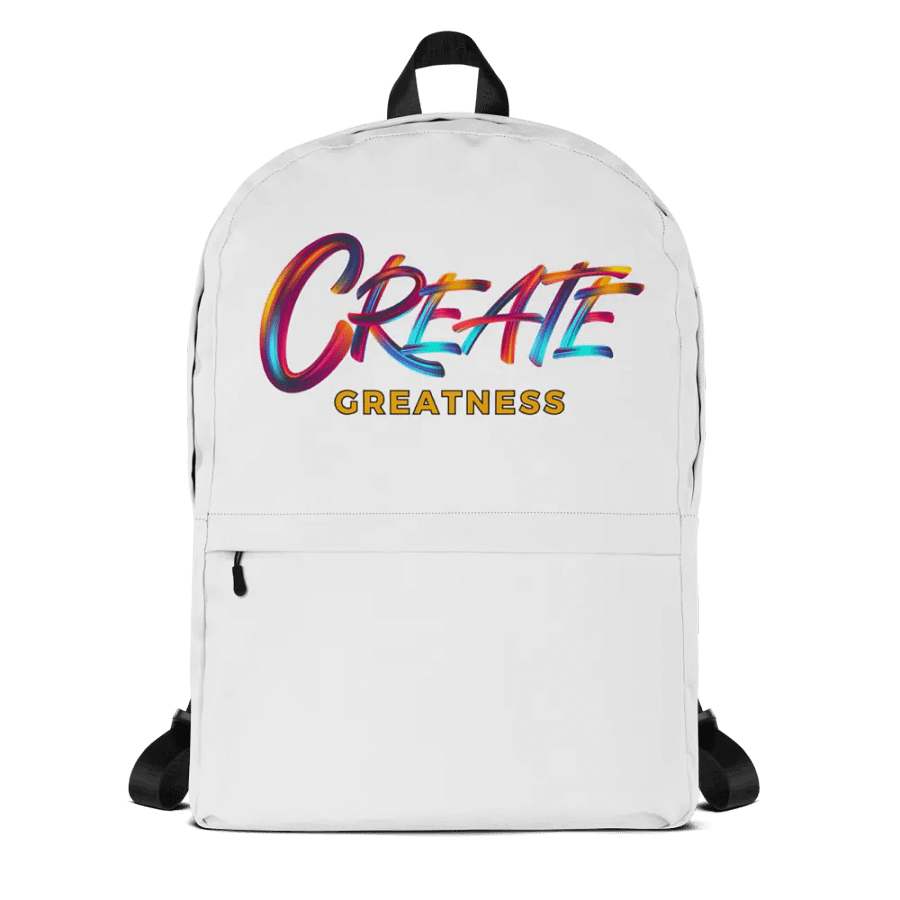 Create Greatness Full Print Backpack product image (5)