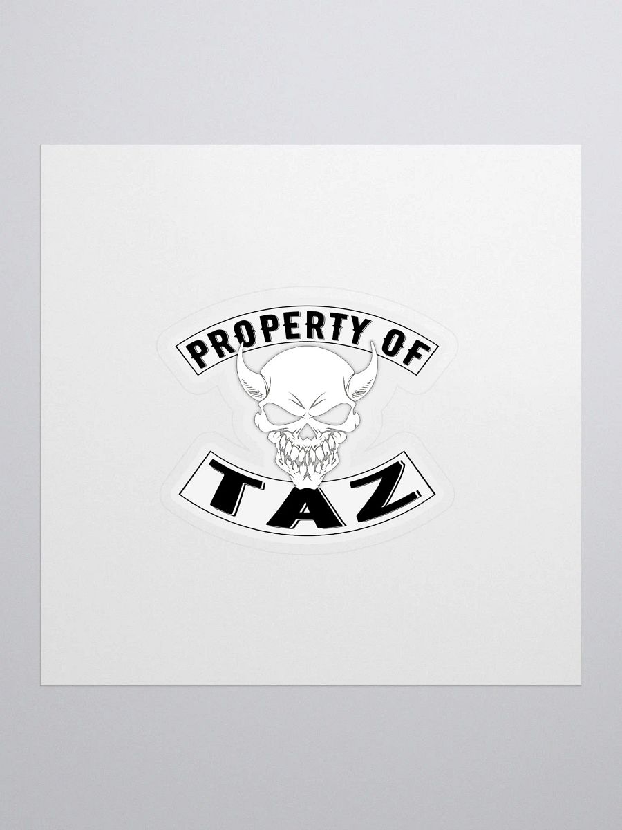Property of Taz Sticker product image (1)