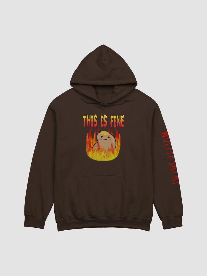 This Is Fine Hoodie v2 product image (1)