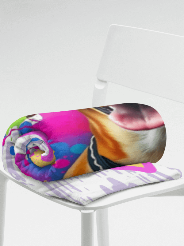 THROW BLANKET - DASHCHUND - TINY LEGS BIG SPIRIT product image (5)