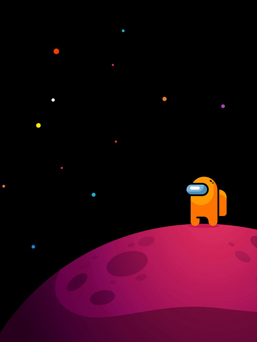 Among Us - Lonely Crewmate on a Distant Planet 4k product image (1)
